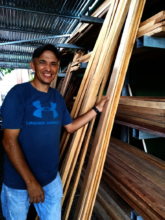 Gustavo, who sells our wood locally