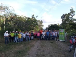 A community learning about reforestation