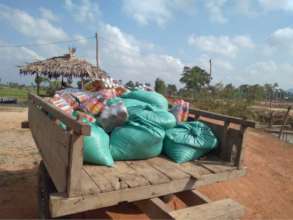 Food & supplies in truck