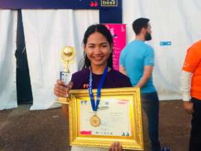 Jakkrya with debating awards