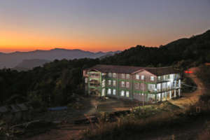 The training centre at sunset