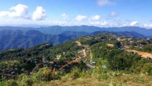 Lailenpi Town is nestled high in the Chin hills