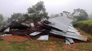 Dormitories after Cyclone Mora