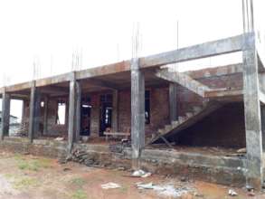Ground floor walls, windows and stairs