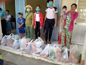 The household emergency kits distribution