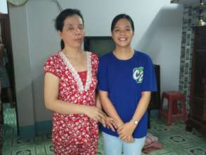Trinh and her mother