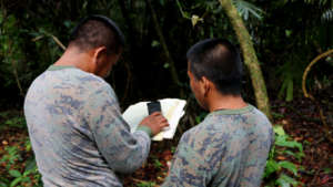 Rangers review their patrol