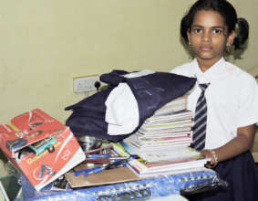 Donation for poor girl child education in India