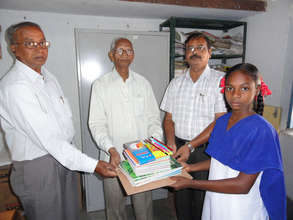 indian girl child receiving education sponsorship