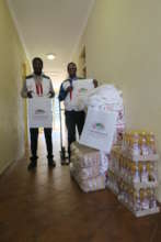 Delivered food to clinic in Hlathikhulu - July2017