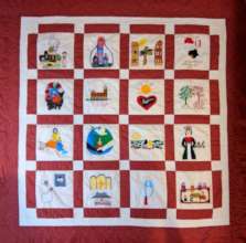 Made by refugees in Jordan and assembled in the US