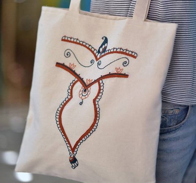 Made and sold in Jordan - one of the Hope bags