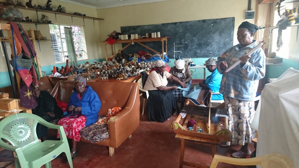 Karunga Women working in their workshop