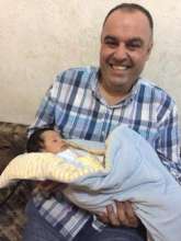 Newborn baby in Jordan