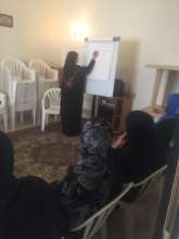 Women receiving training and education