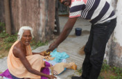 Monthly food groceries and medicine for 60 aged