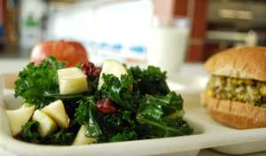 school recipe: kale salad