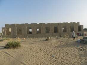 Koiria School mid-construction