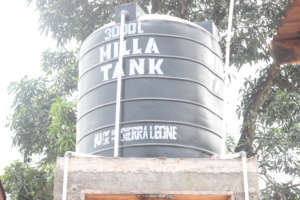 New water tank