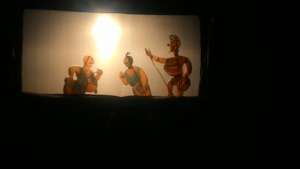 TRAFFICKING DEMONSTRATE THRO PUPPET SHOW