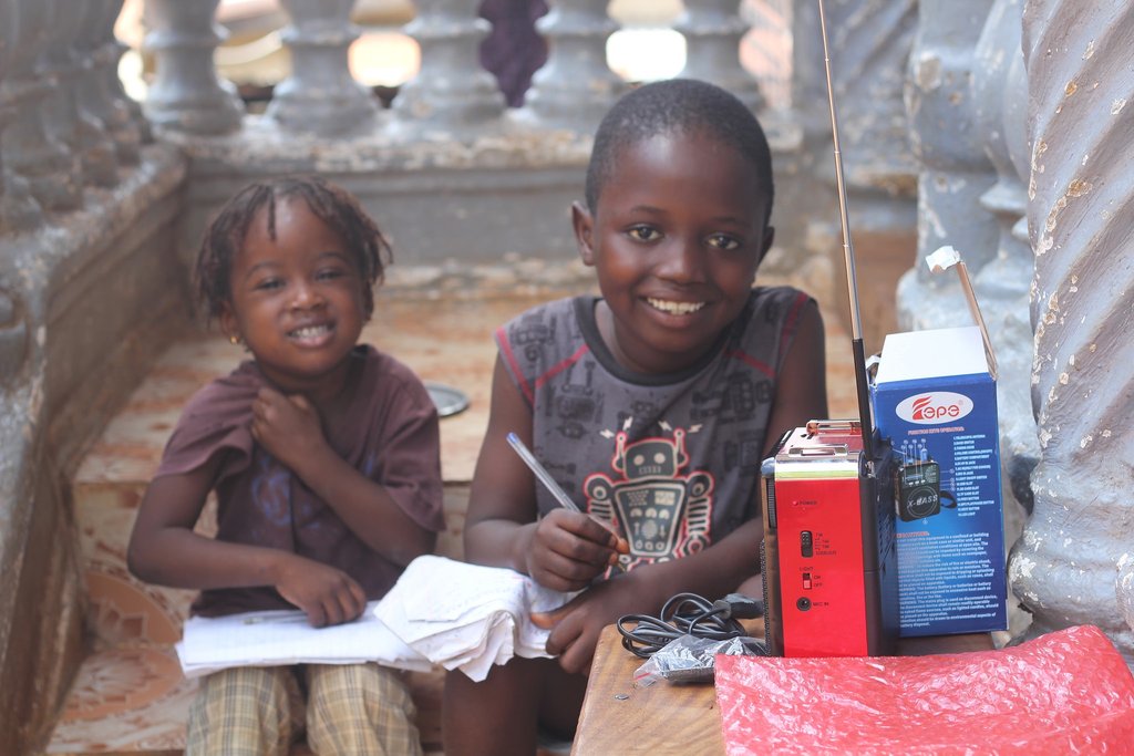Help Strengthen English Through Solar Radios