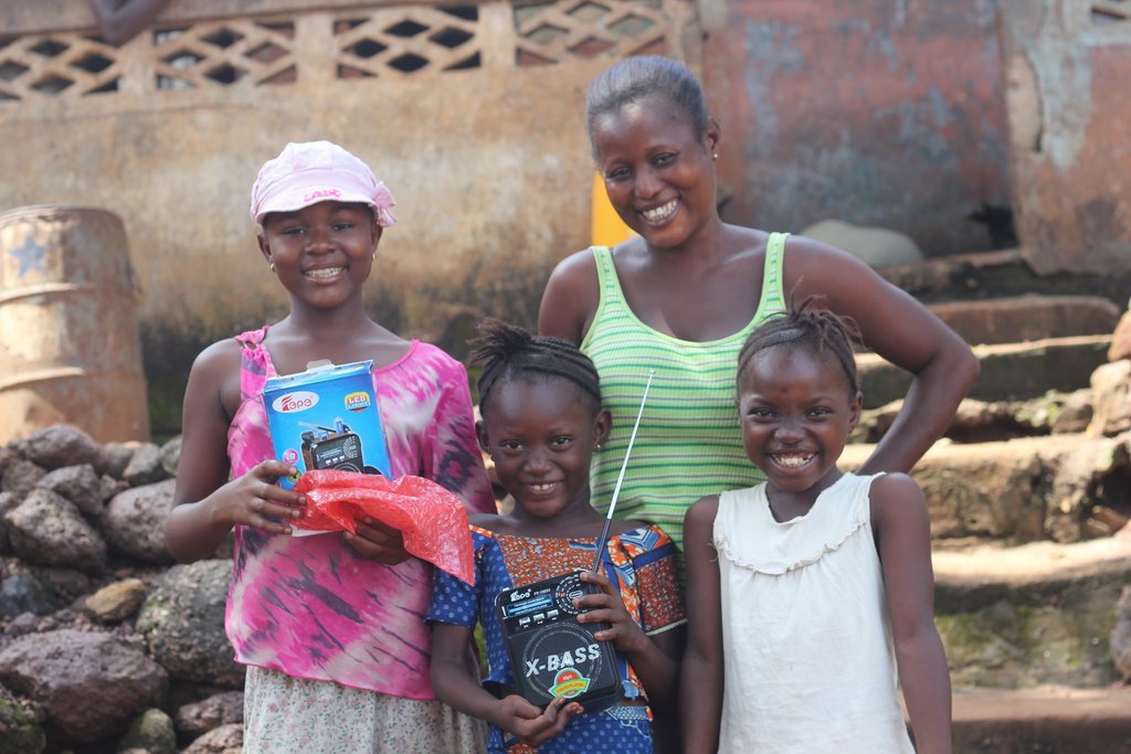 Help Strengthen English Through Solar Radios