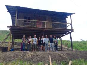 Luis, Evelina & Friends with New Home