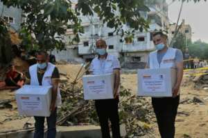 During attack our partners delivered aid every day