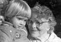 Grandmother and child