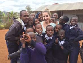 Recent volunteer and fundraiser Lauren with Bethel