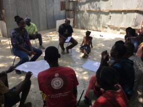 Beatrice delivering a Life Skills sessions