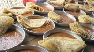 One of our favourites - Beans and Chapatis!