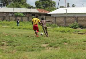 One of the many friendly matches we play at Papasa
