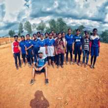 Teach For Nepal Fellow with students