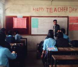 Fellow Teaching a class