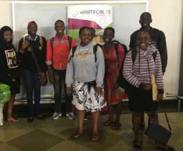 USAP Uganda arriving at the Harare Airport