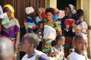 Sabokarji community members at the health outreach