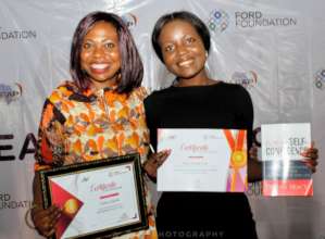 Two of our iLEAD Fellows (right Violet)