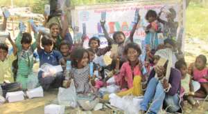 Street Kids Celebrating; The Festival of Lights !!