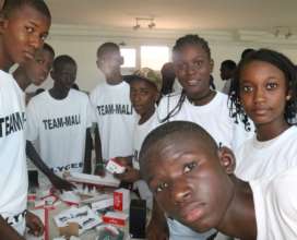 Team Mali at a Dakar Robotics Competition