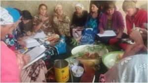 training women knitting gifts