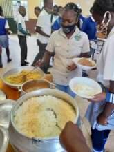 Bush Babies & Mambas providing learners lunches