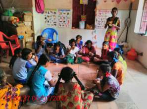 Giving training to the girl children