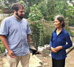 2017 Peace Fellow Jacob raised money for Mrs An