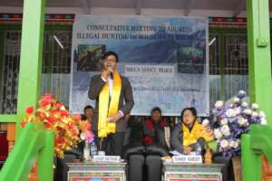 DFO addressing the Meeting