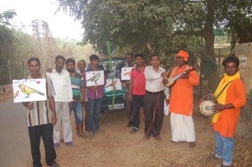 A sensitisation program being conducted
