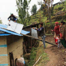 INSTALLING SOLAR PANELS