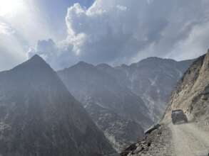 Study team en route to village - Gilgit Baltistan