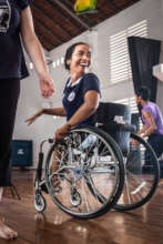 Malis during dance class