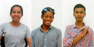New students - Malis, ChanDoeb & Ly